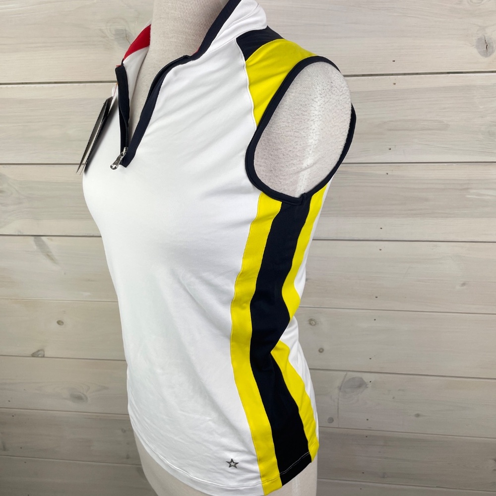 Lohla Sport Robin White Sleeveless Athletic Tank ROBIN - NWT